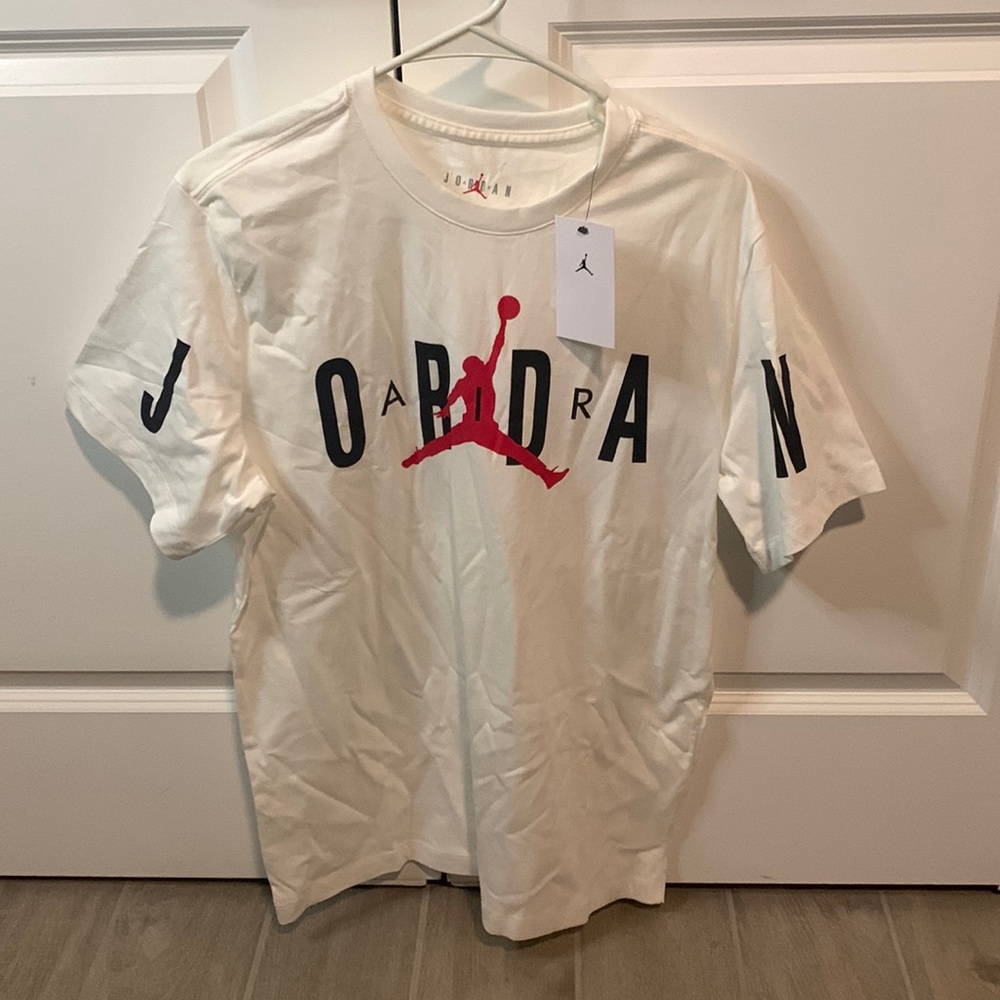 White Jordan shirt